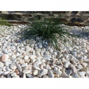 Galet Blanc Rosé 12-24 - Pack de 25 M² - 50 sacs - 1000 kg