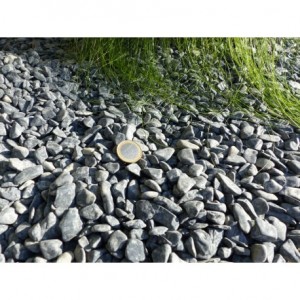 Galet Noir Mat Pack de 5 M² calibre 6-12 mm