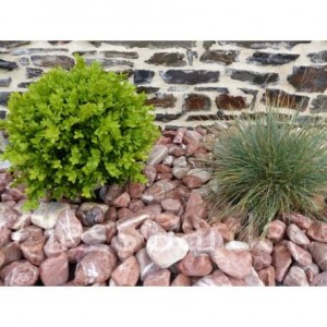 Galet Rouge calibre 40-60 mm