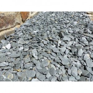 Paillage Ardoise GRIS  30-60  Pack 17 m² - 40 sacs - 1000 kg