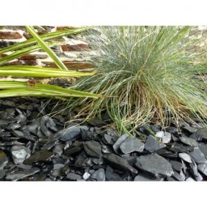 Paillage Ardoise NOIR  10-40  Pack 17 m² - 40 sacs - 1000 kg