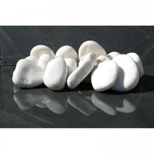 Gros Galets BLANC 100-200 - pack 15 Galets