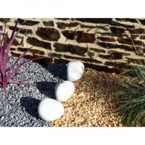 Gros Galets BLANC 100-200 - pack 20 Galets