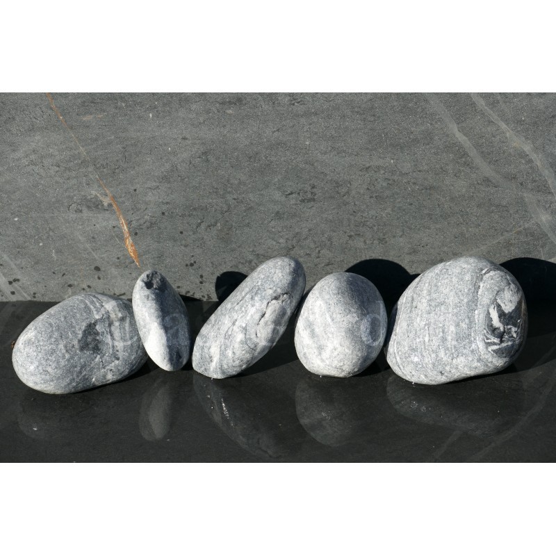 Gros Galet GRIS Venturé 100-200 - pack 5 Galets