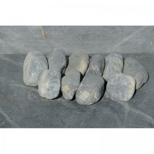 Gros Galet NOIR Mat 100-200 - pack 5 Galets