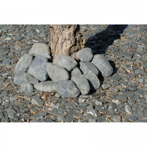 Gros Galet NOIR Mat 100-200 - pack 10 Galets