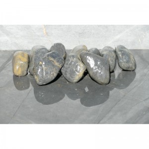 Gros Galet NOIR Mat 100-200 - pack 10 Galets