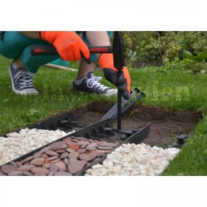 Bordure de Jardin Flexible avec piquets - 10 mètres