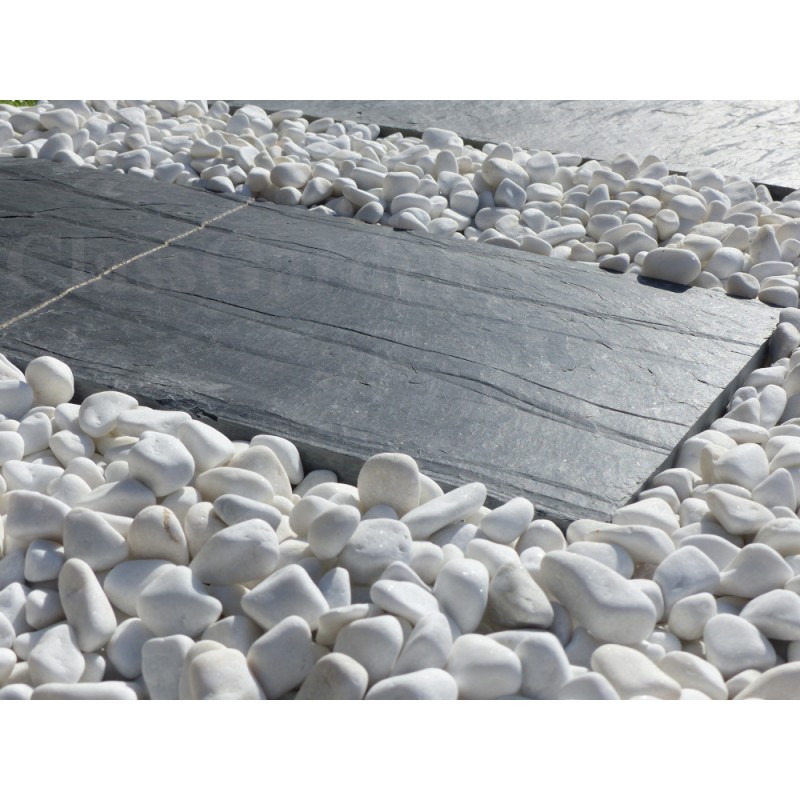 Canto Rodado Blanco Brillante 12-24 - Big Bag - 500 kg